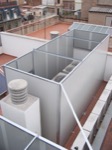 Barreras acuÌsticas para aires acondicionados